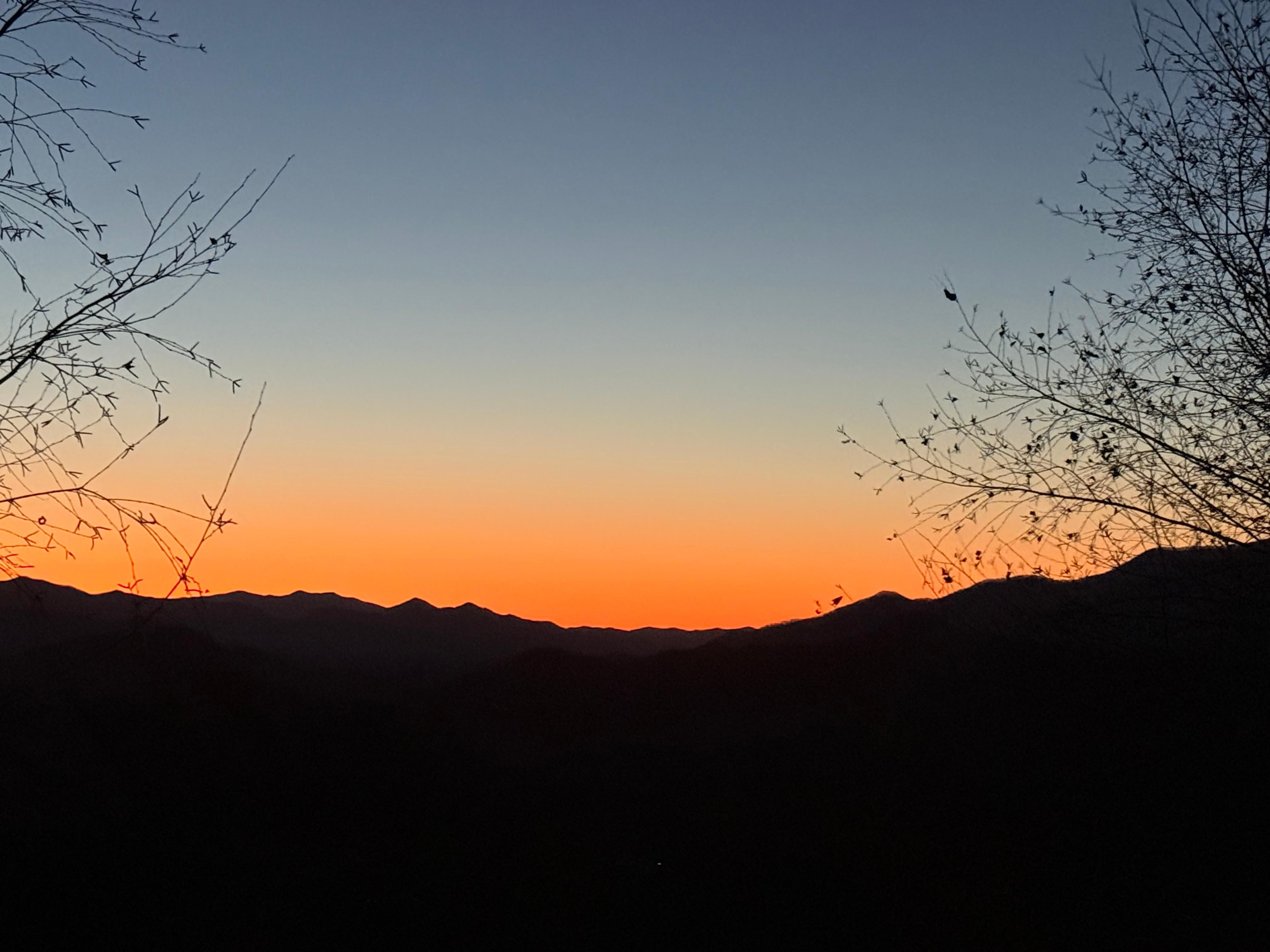 Sunset view from master bedroom!