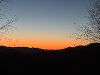 Sunset view from master bedroom!