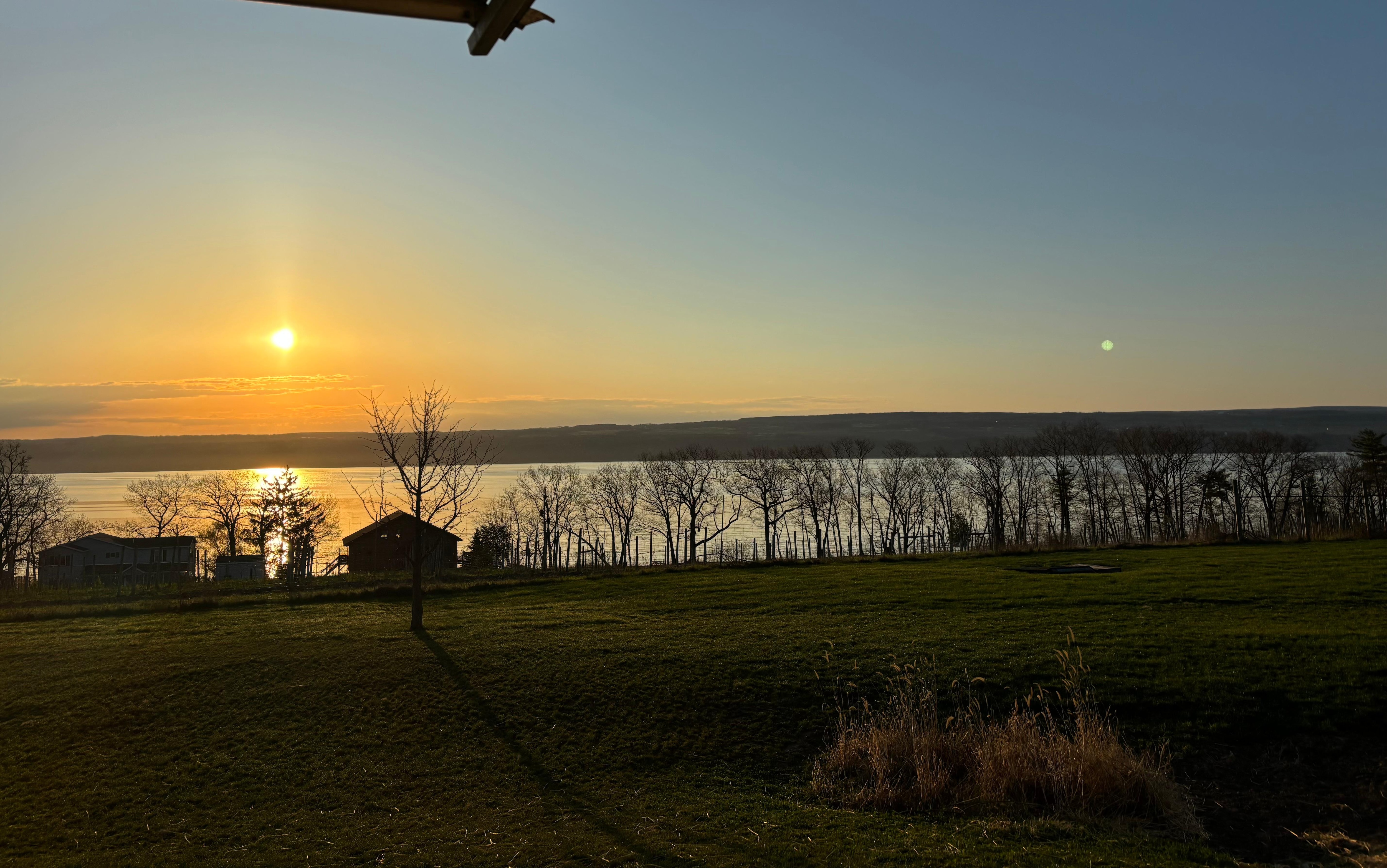 Sunrise from the back porch!!