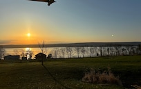 Sunrise from the back porch!!