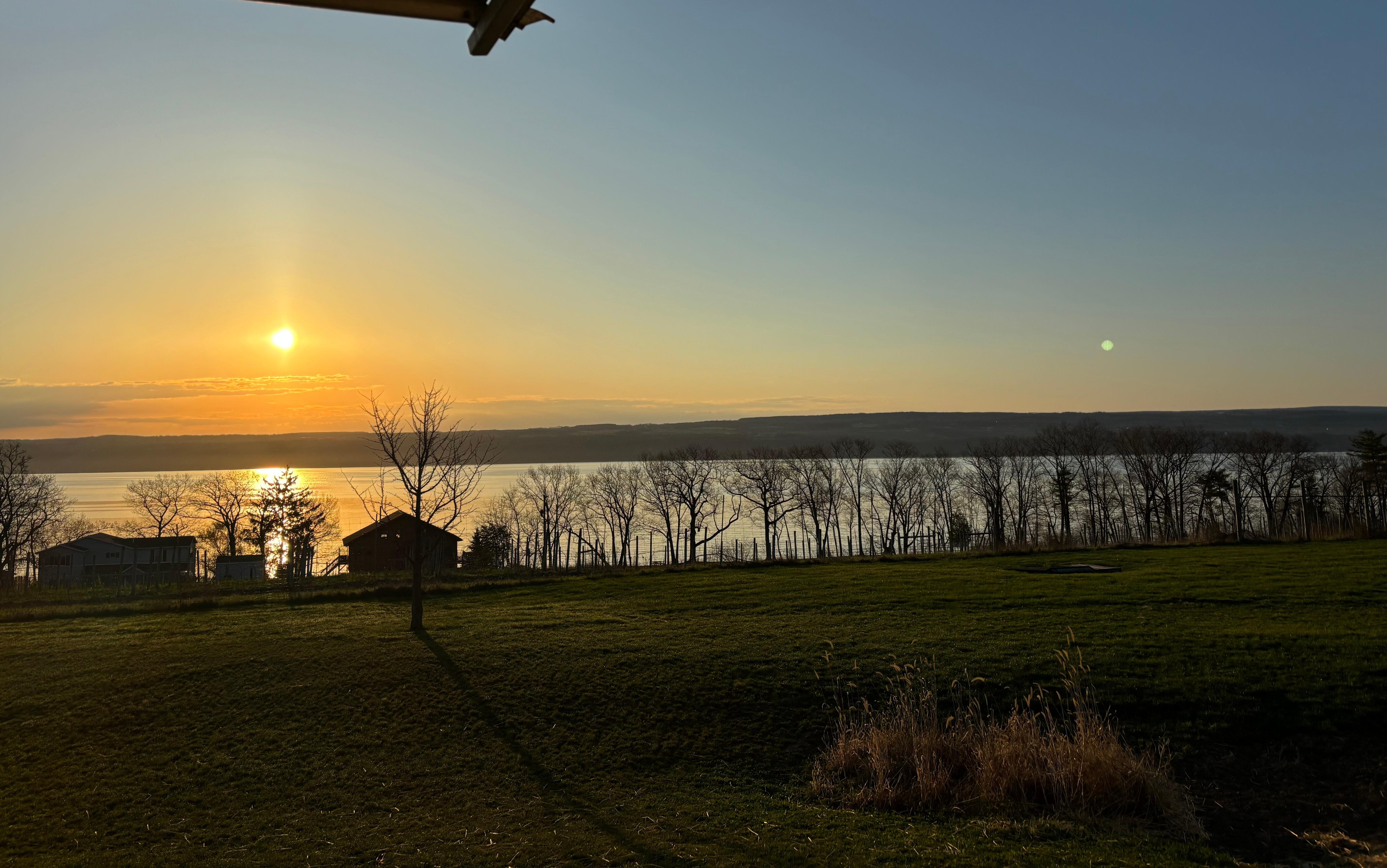 Sunrise from the back porch!!