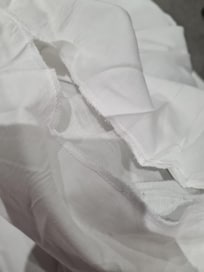 Ripped bed linen