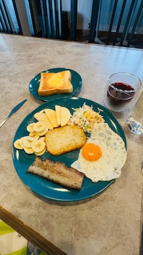 Happy Hearty breakfast ❤️ the bacon is splendid!