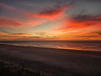 Amazing sunrises and sunsets.