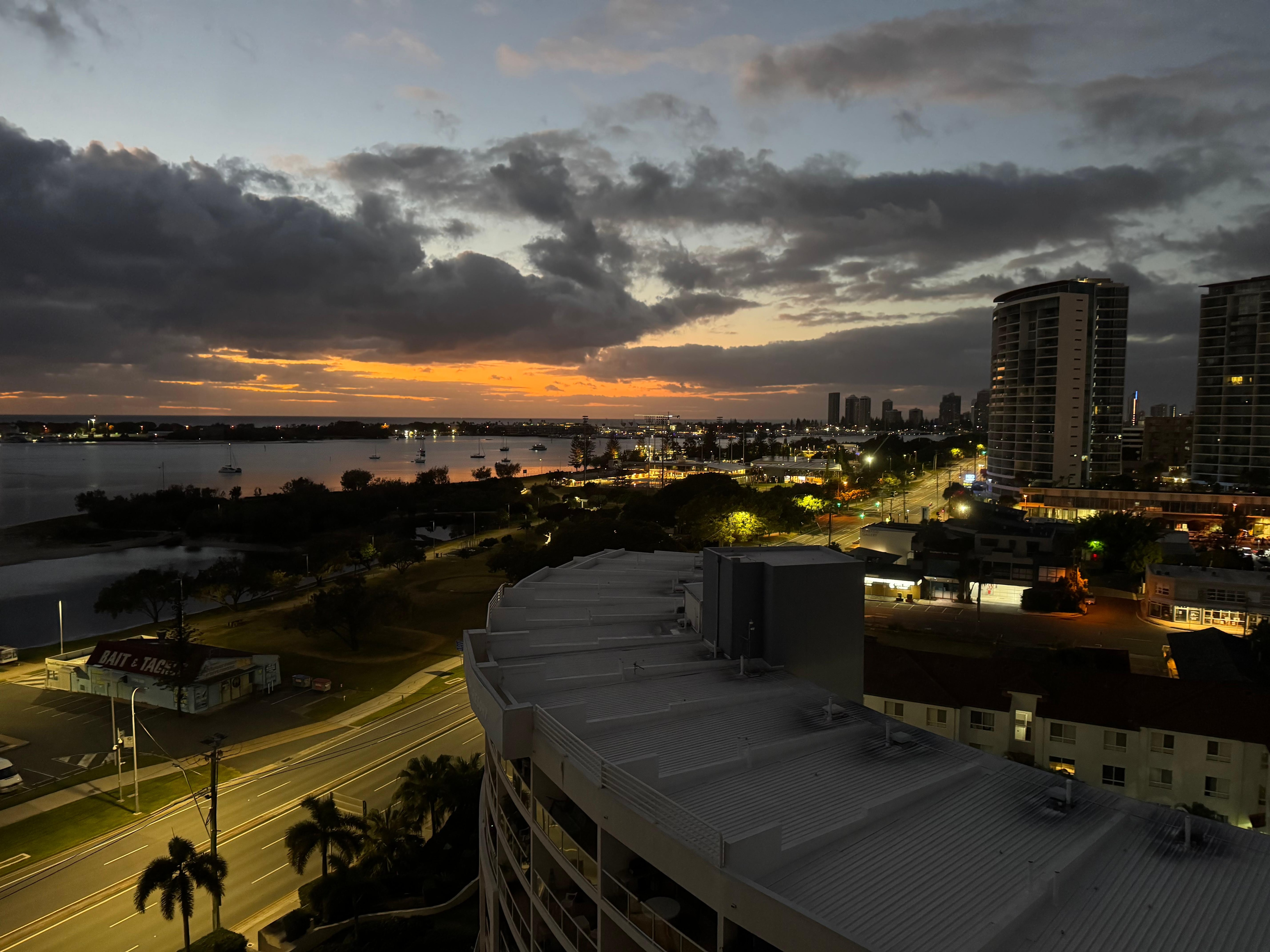 An early start to the day 