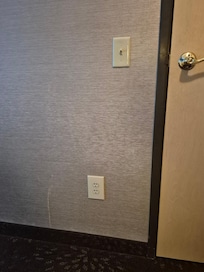 Multiple stains on wall