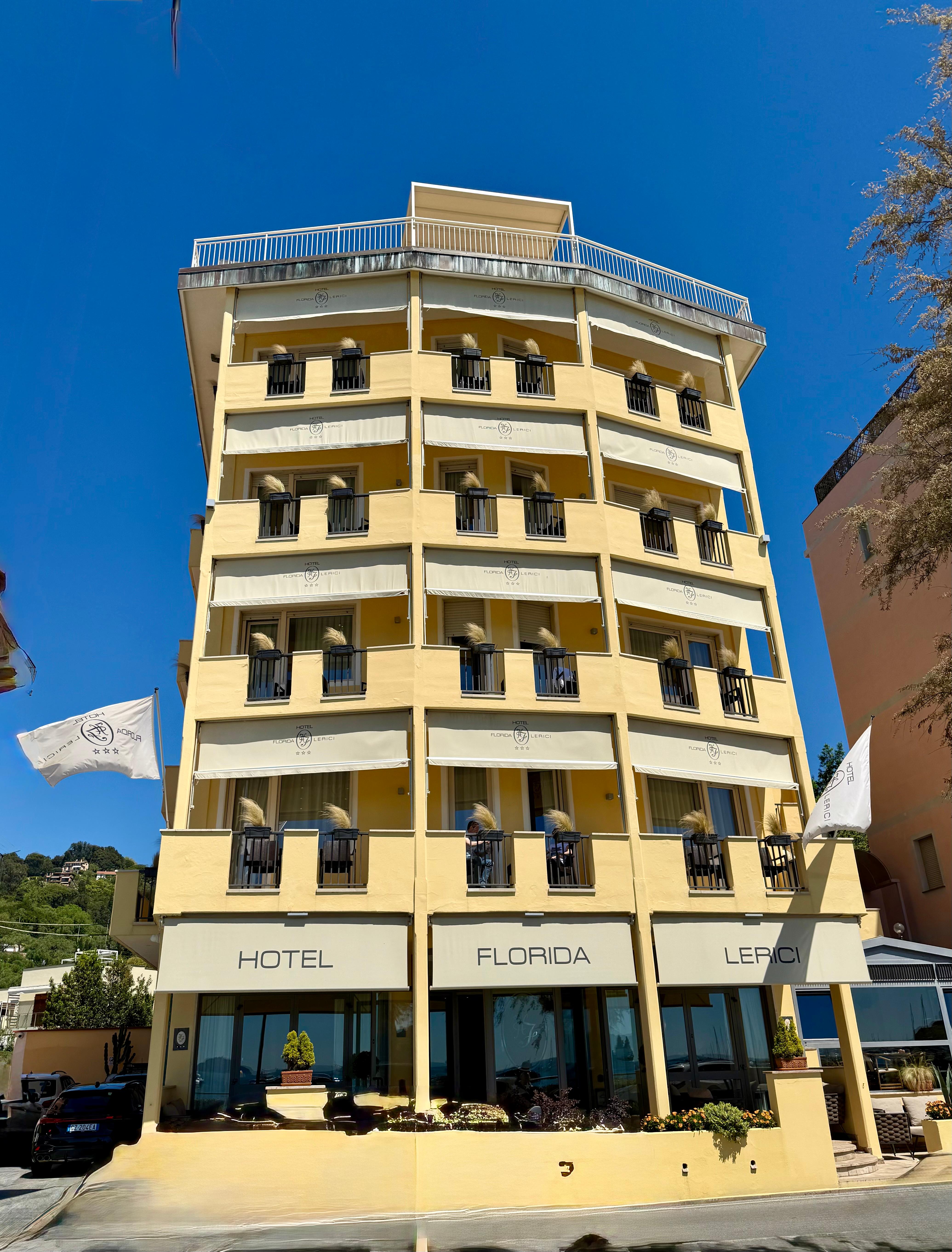 Front of hotel