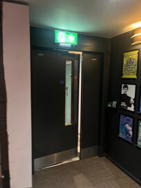 Door was missing from Wednesday 4th March to the morning of 6th March, replaced during breakfast that morning