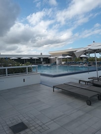 Pool with the Bar area