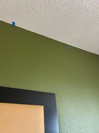 Tape on the ceiling???