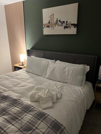 Very comfortable king sized beds! Even the comforters were very nice and soft:)