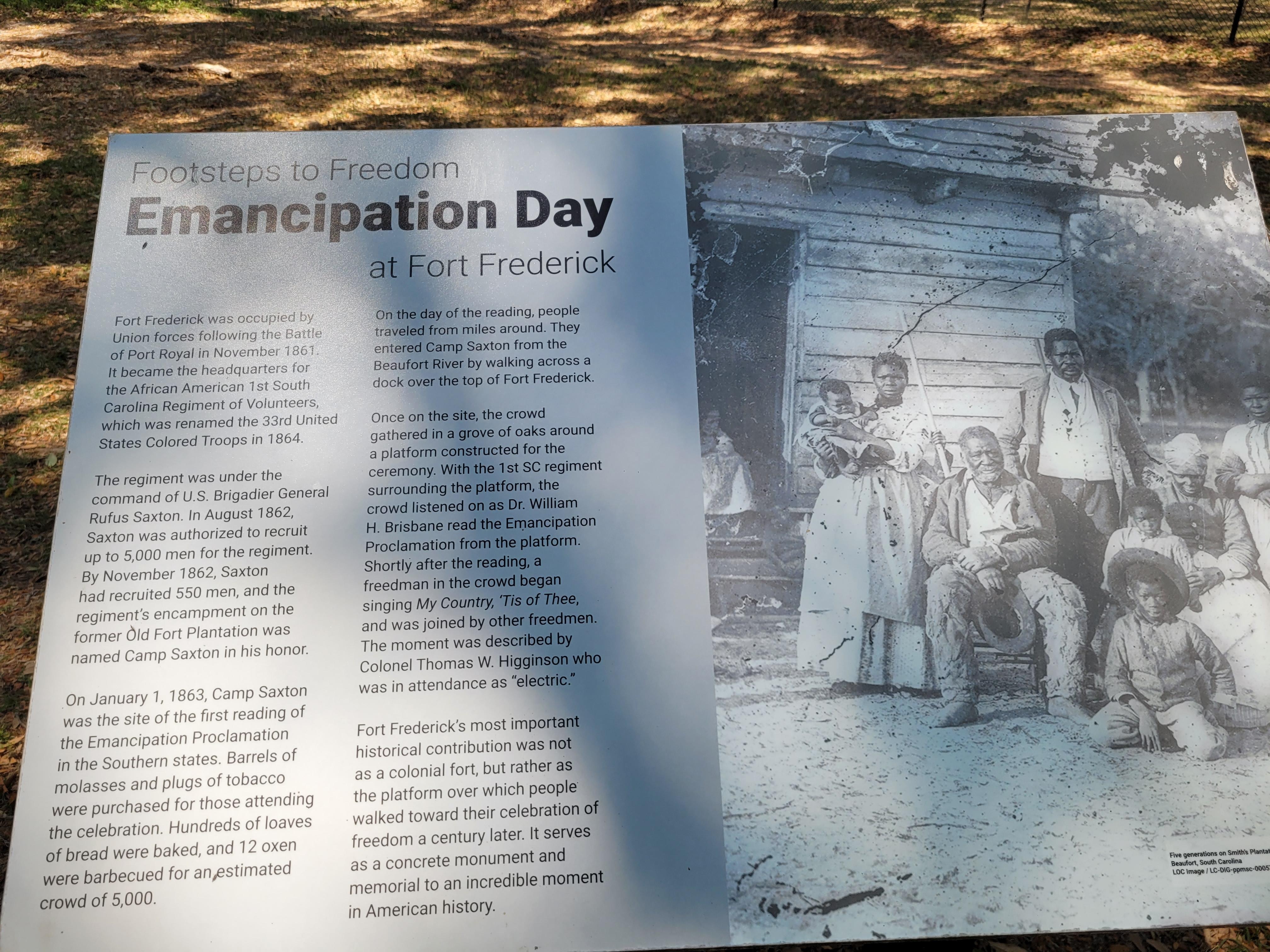 Emancipation first read 