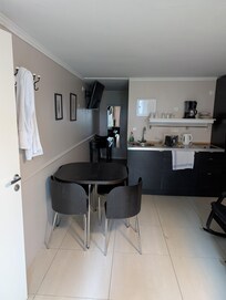 Living area with kitchen