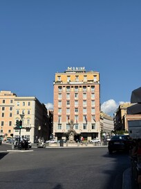 Foto com a fonte do Bernini...