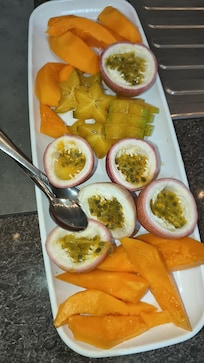 The fruit we were welcomed with