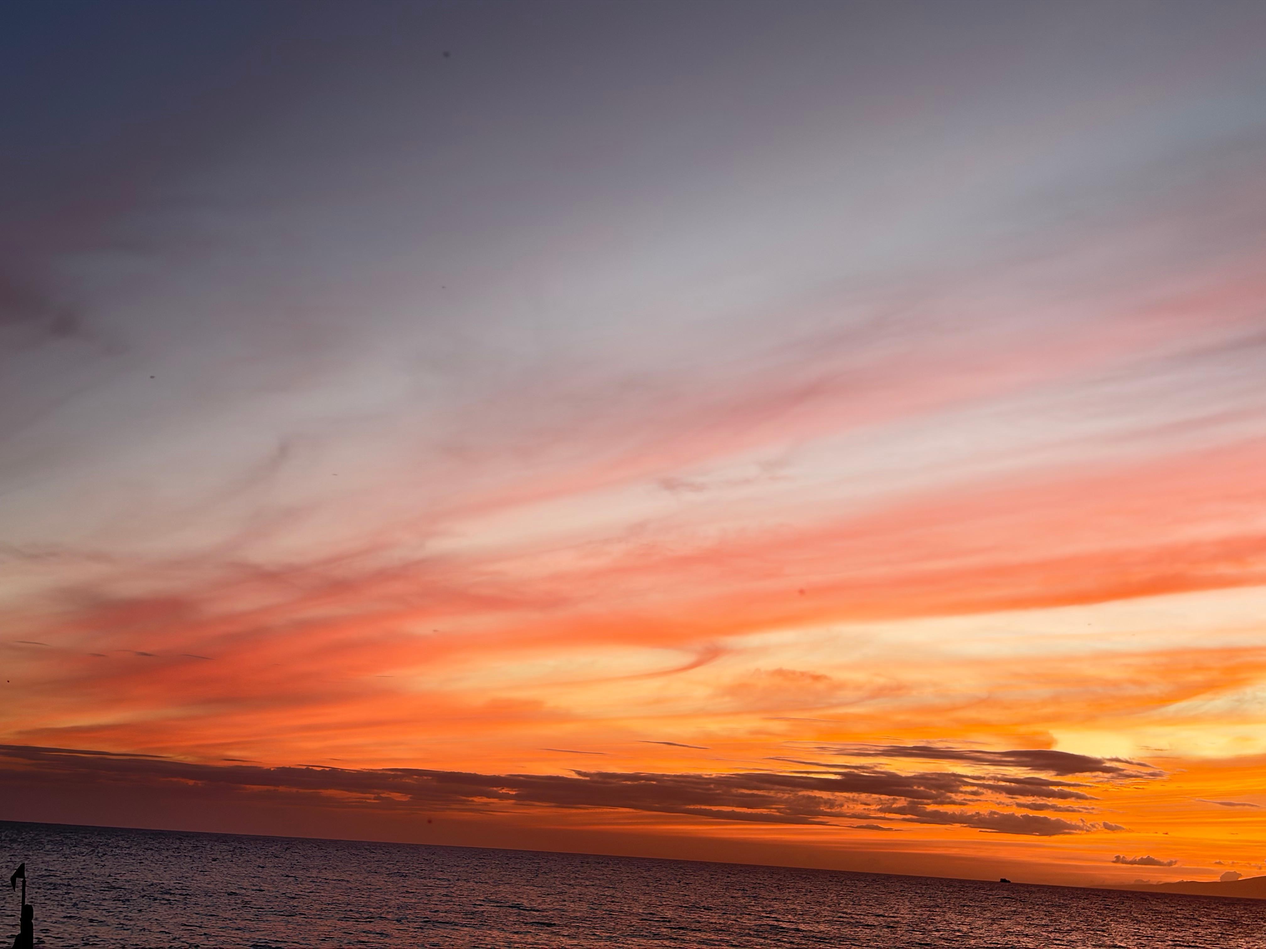 Sunset at Kamaole II Beach
