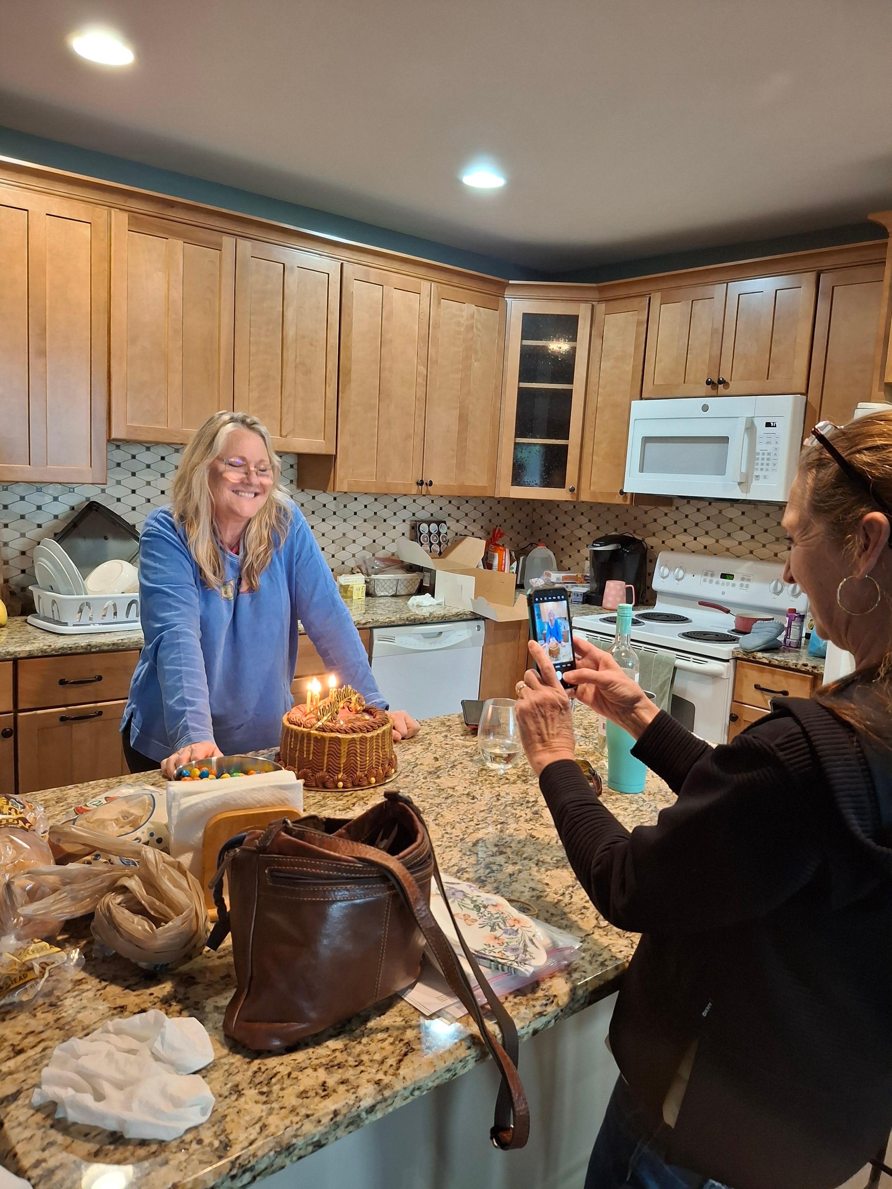 Celebrating a milestone birthday with my sister and her best friend 