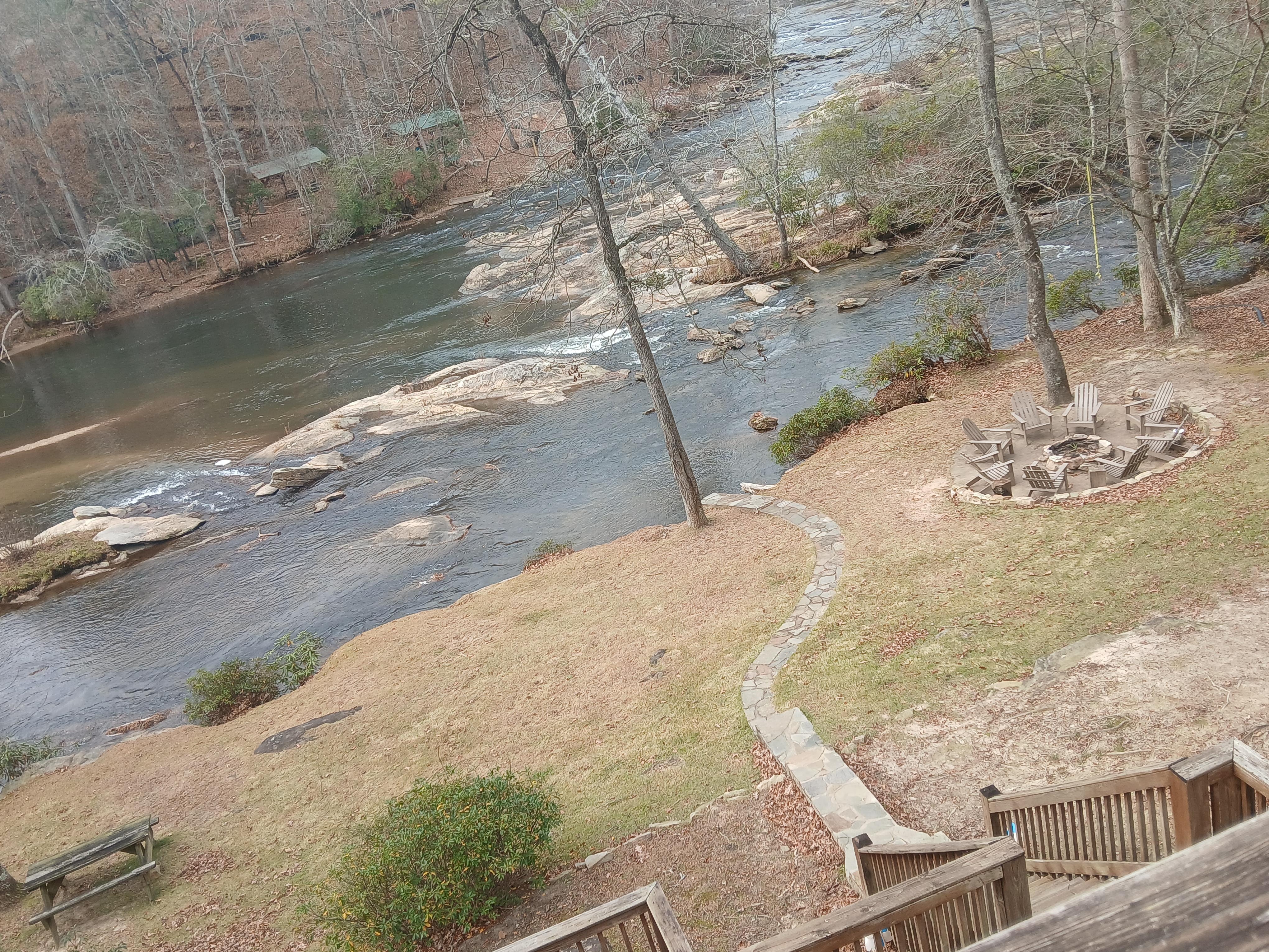 River from the back yard