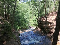 One of many falls we visited