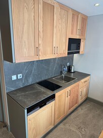 Küche im Deluxe-Zimmer