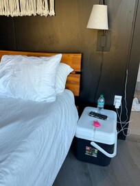 No second table for my phone and other necessities. Had to use the cooler we brought.