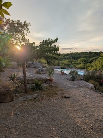 Blick aus dem Schlafzimmer
