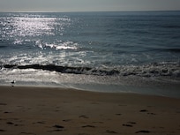 Early morning beach picture from entering beach access off 88th street