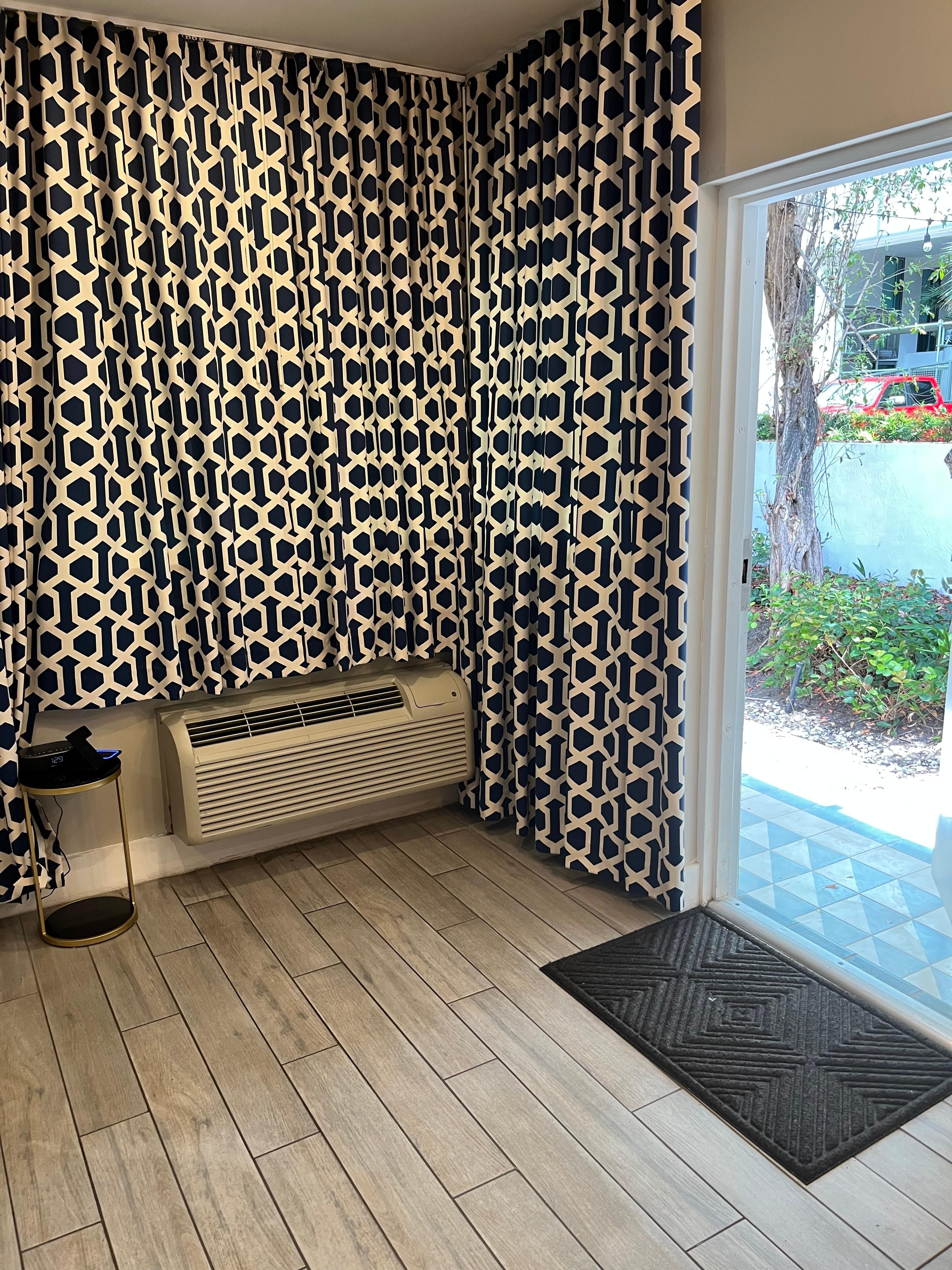 My queen studio at the Oceanside Hotel