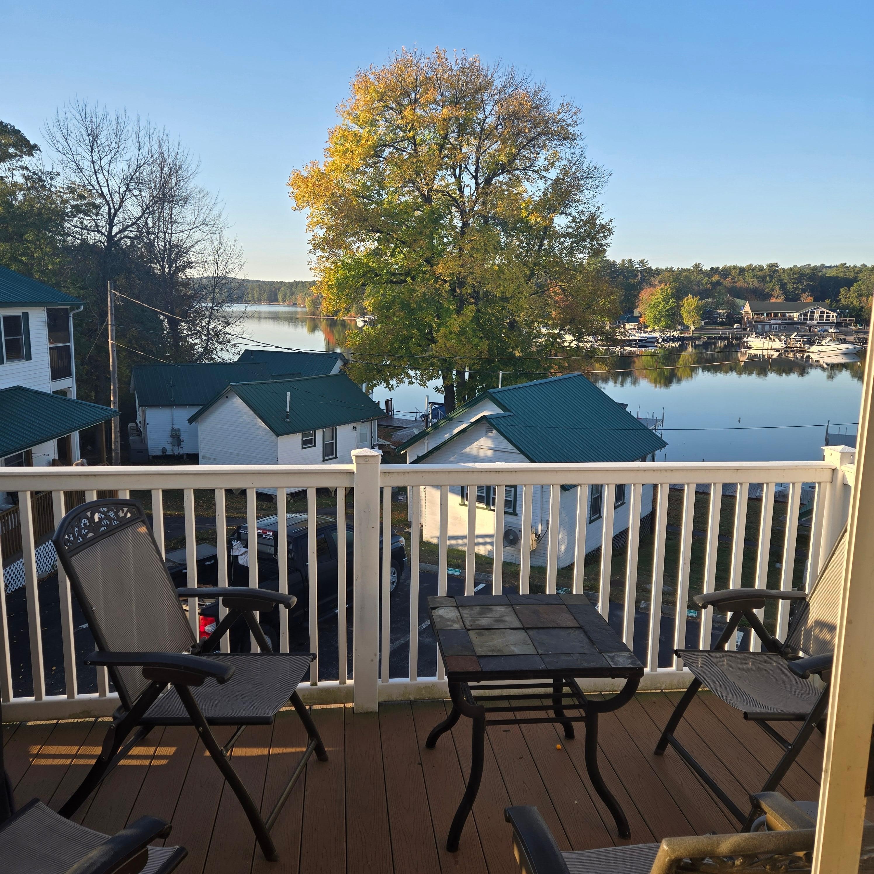 From our deck of the property