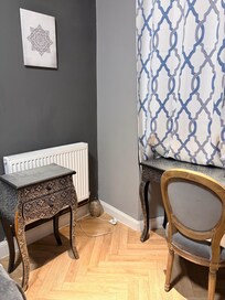 All furniture felt rickety and were peeling and wobbly