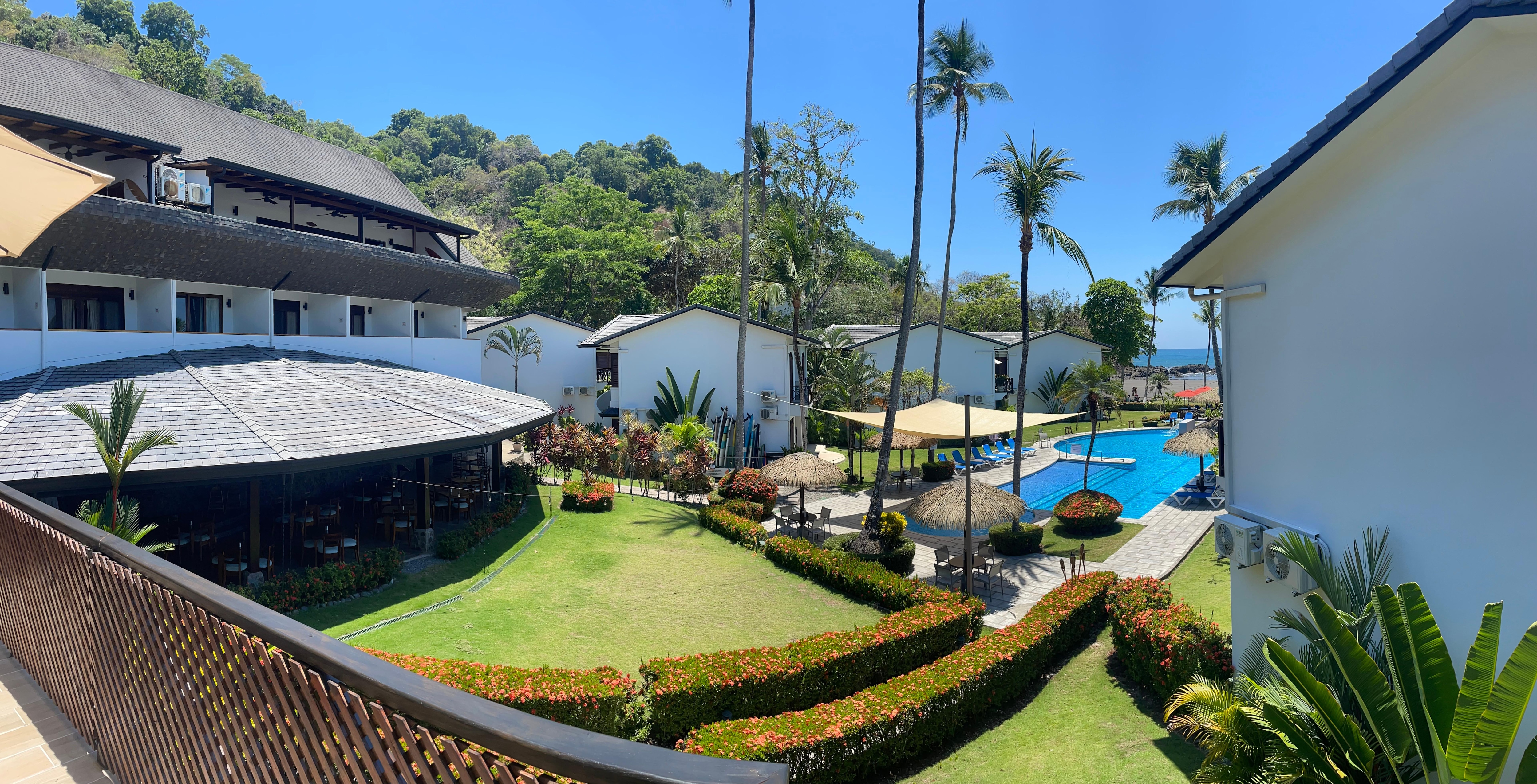 View from the balcony 