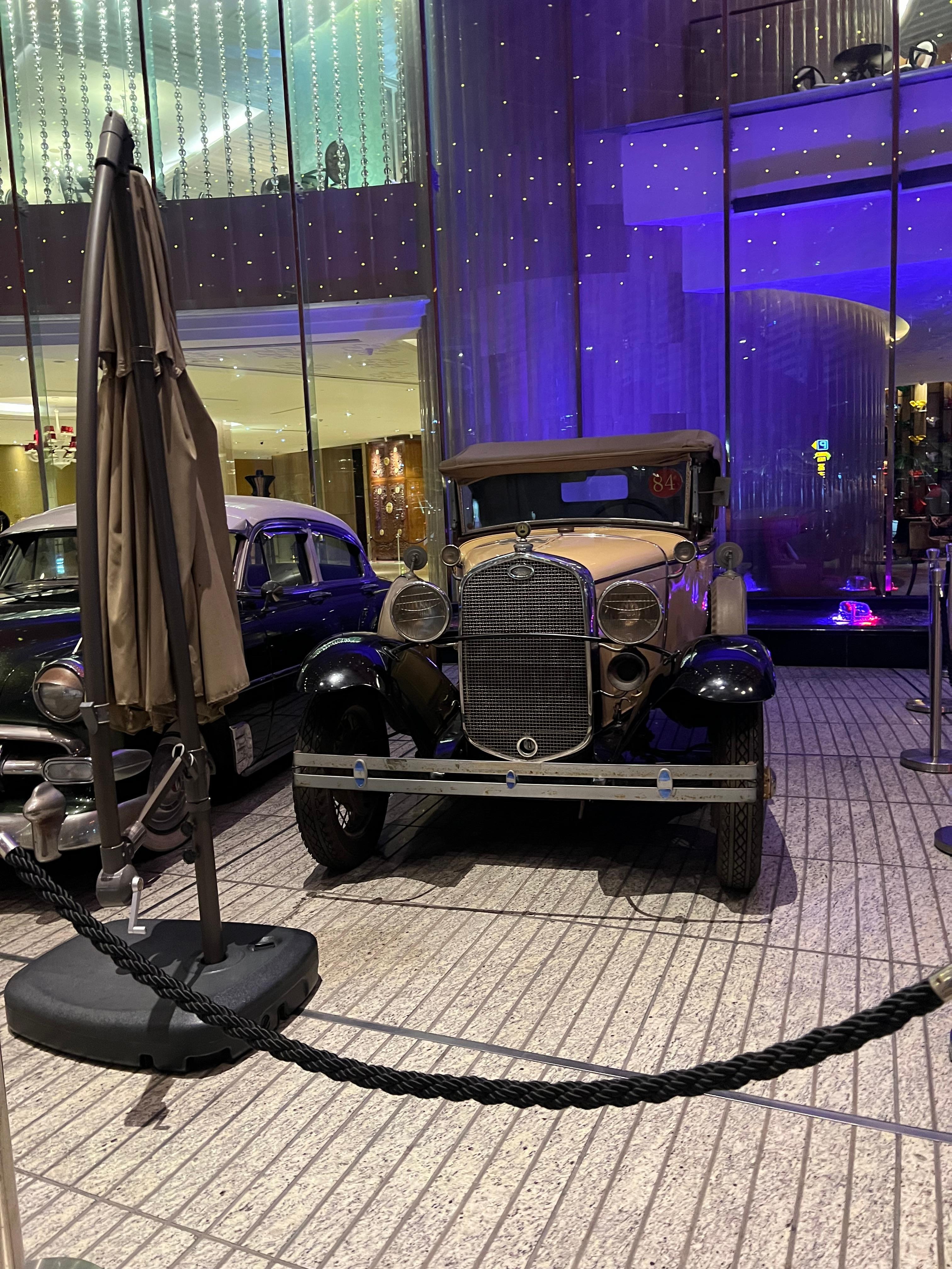 This was a antique car display at the time we were there