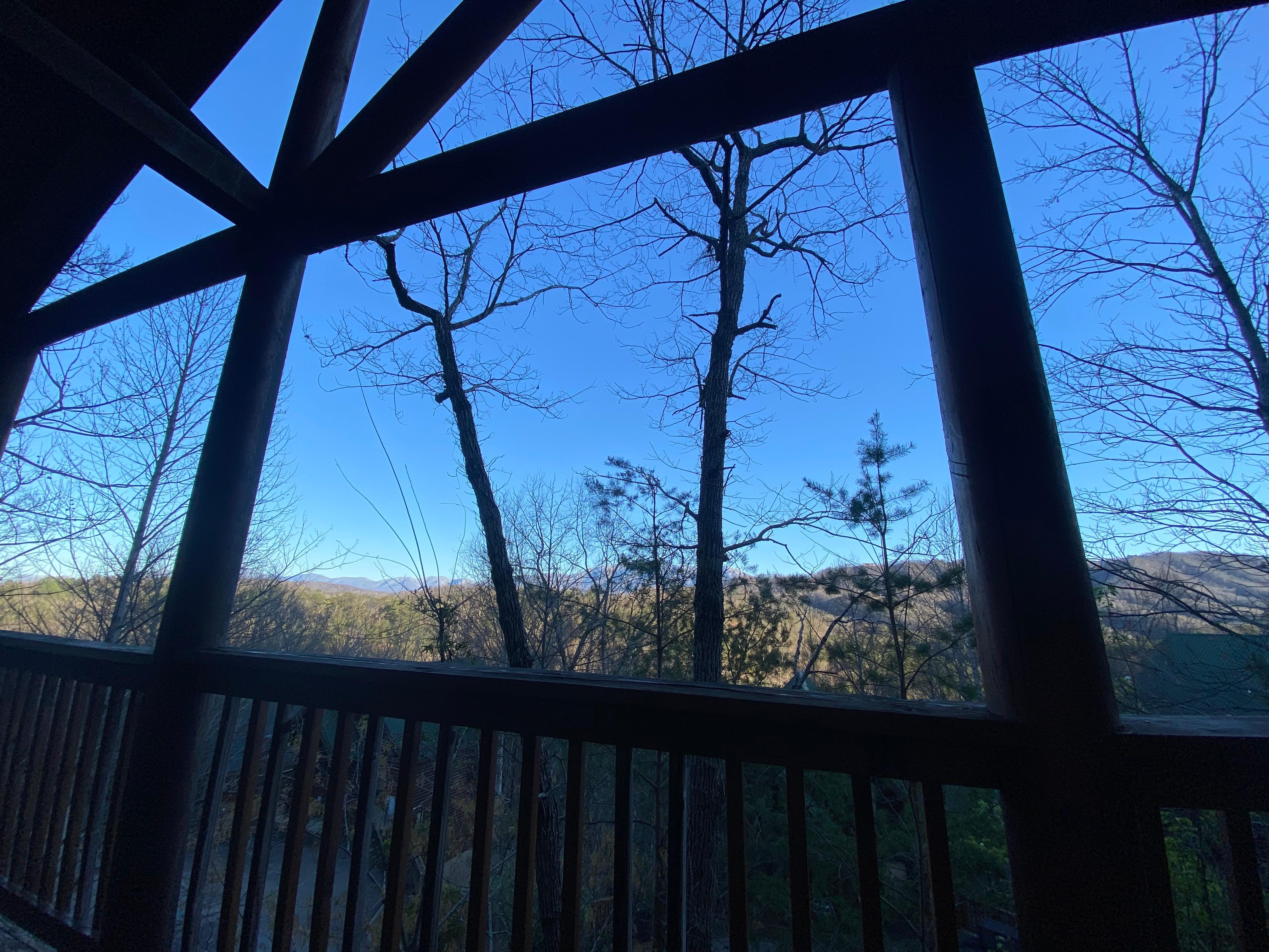 The view off our balcony! 