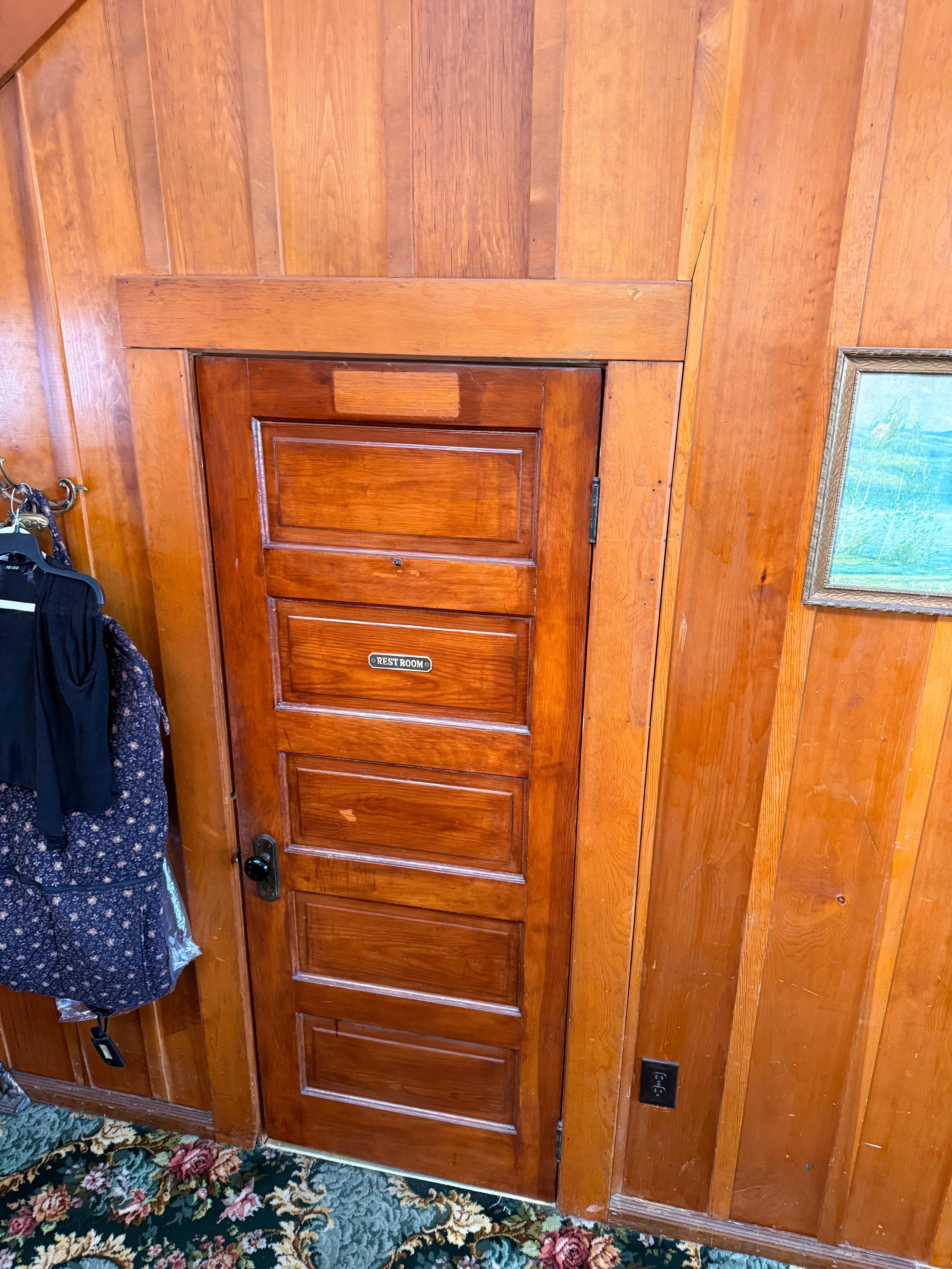 Original lobby bathroom