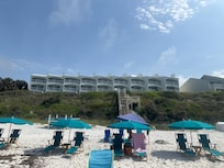 View of condo from water