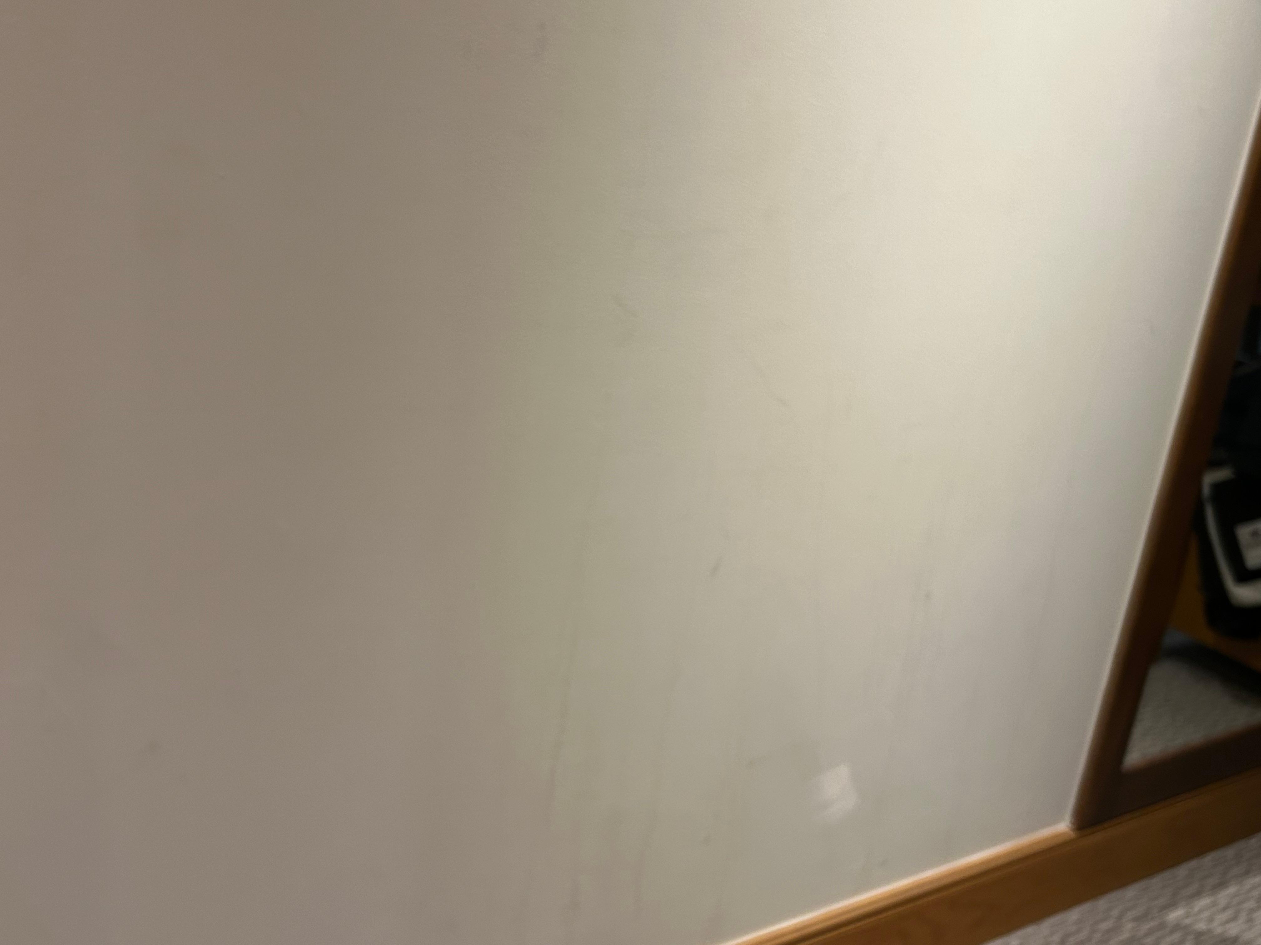 Can’t see the marks too much but look closely and you will see an this was an ungraded room