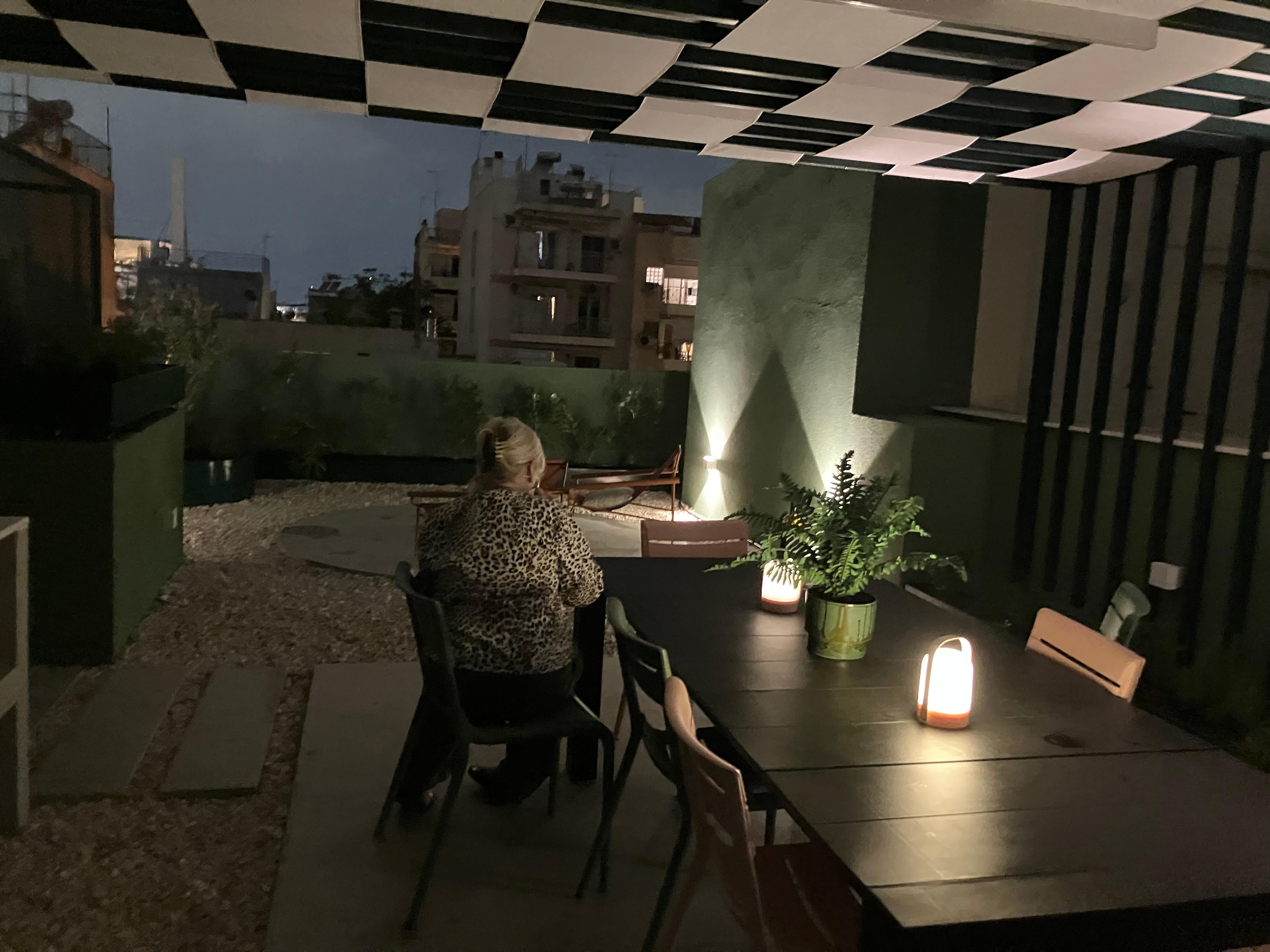 Rooftop “Hangout” is very smart with great views