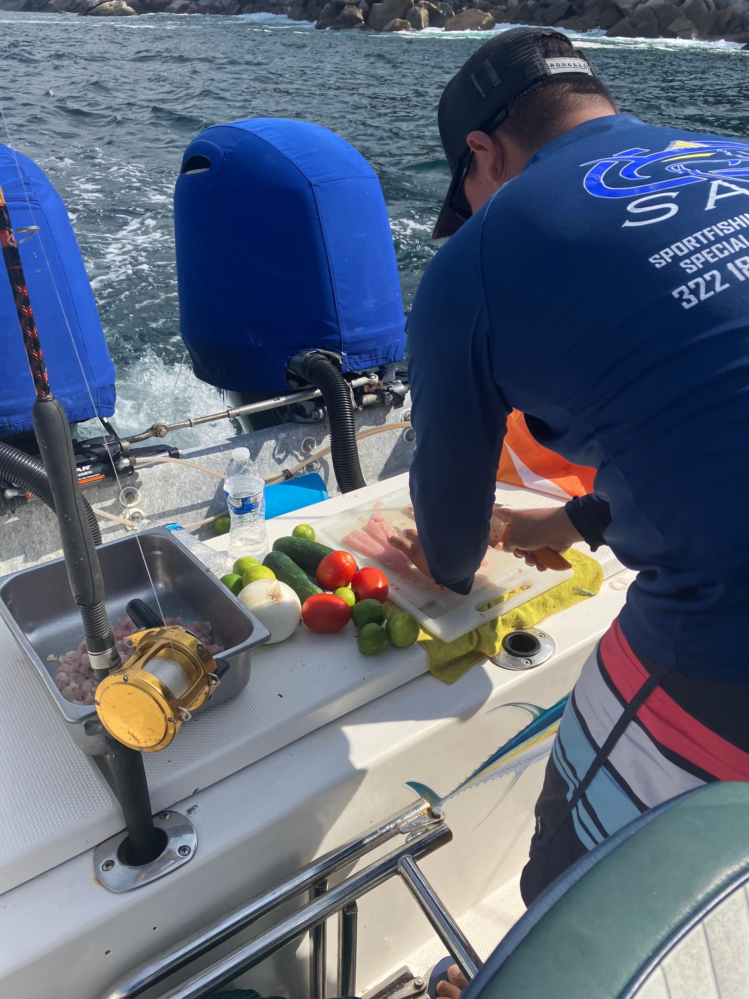 The freshest ceviche on the plant