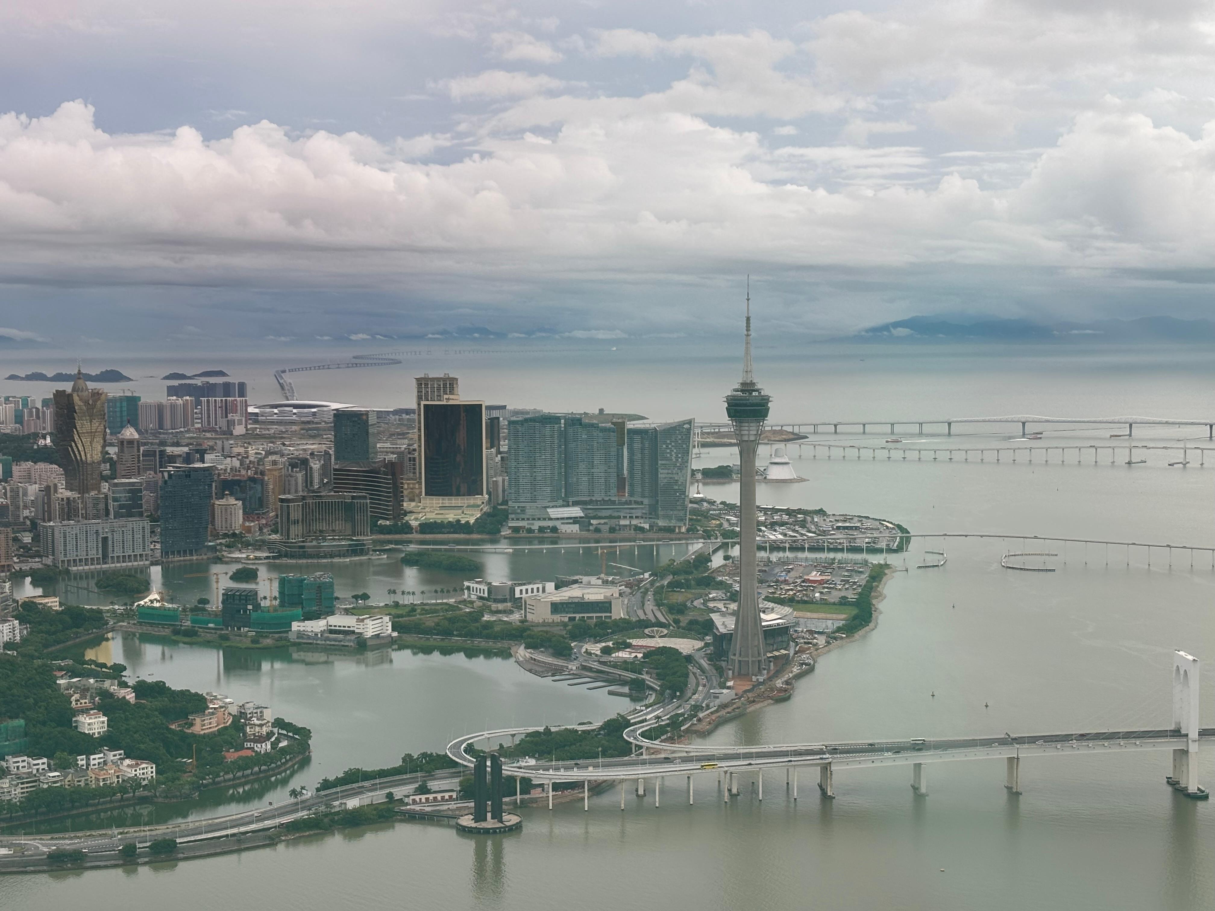 健身房對着澳門景色