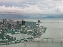 健身房對着澳門景色