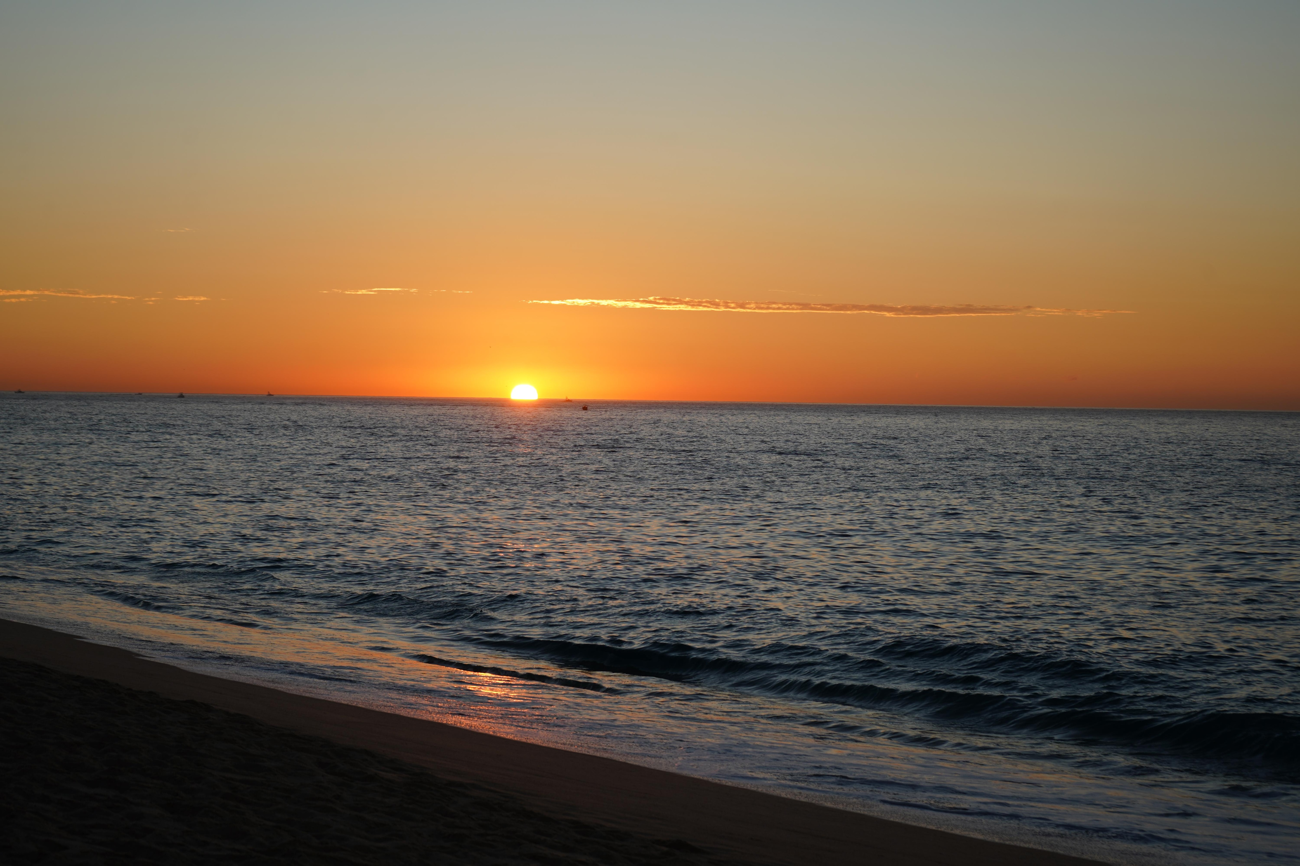 Beach below the villa