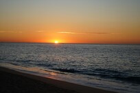 Beach below the villa