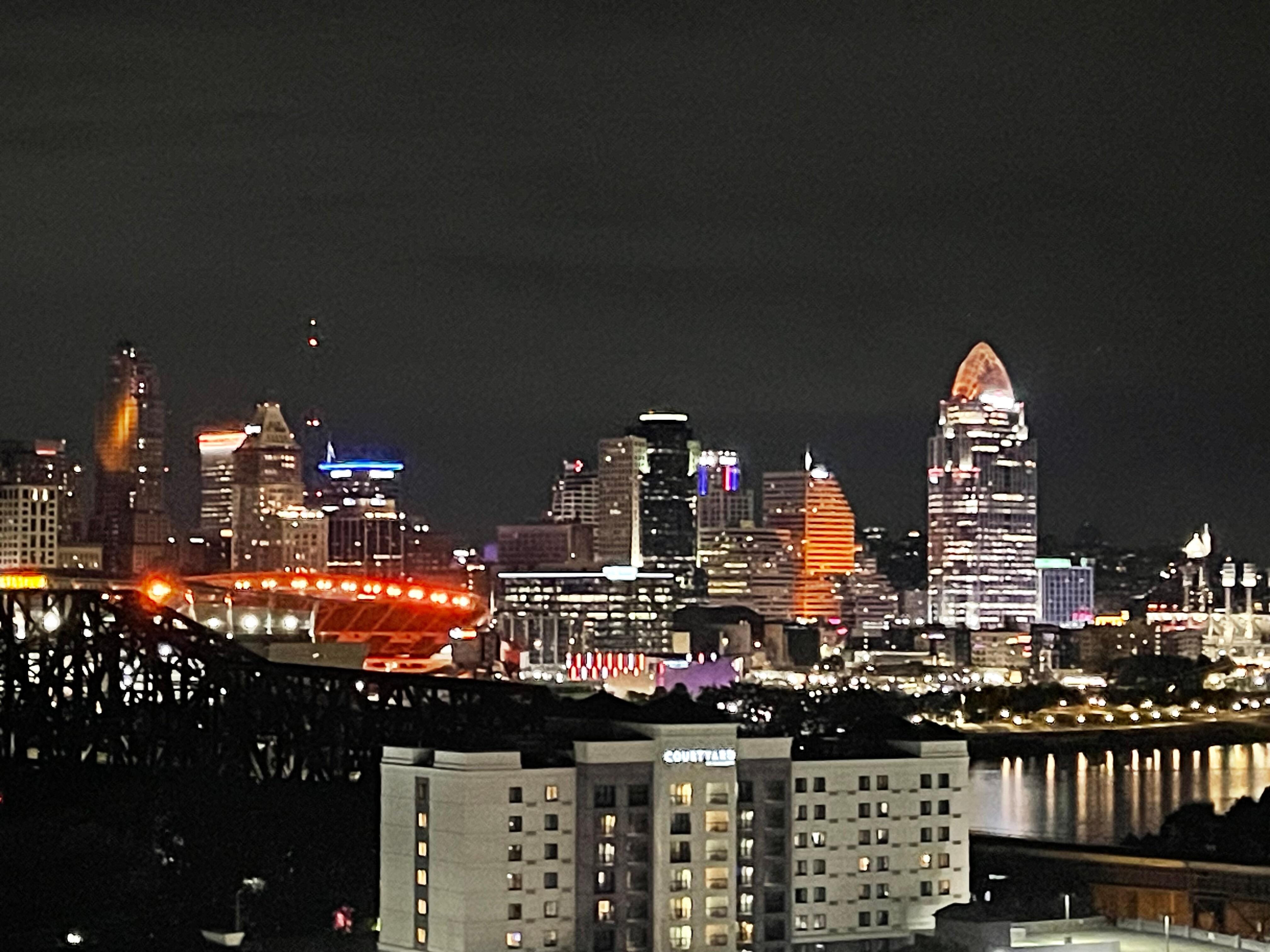Cityscape at night