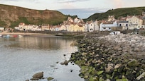 Staithes from the harbour wall