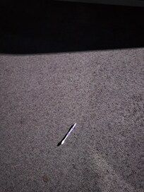 Toothbrush remained in same parking spot 3 days.
