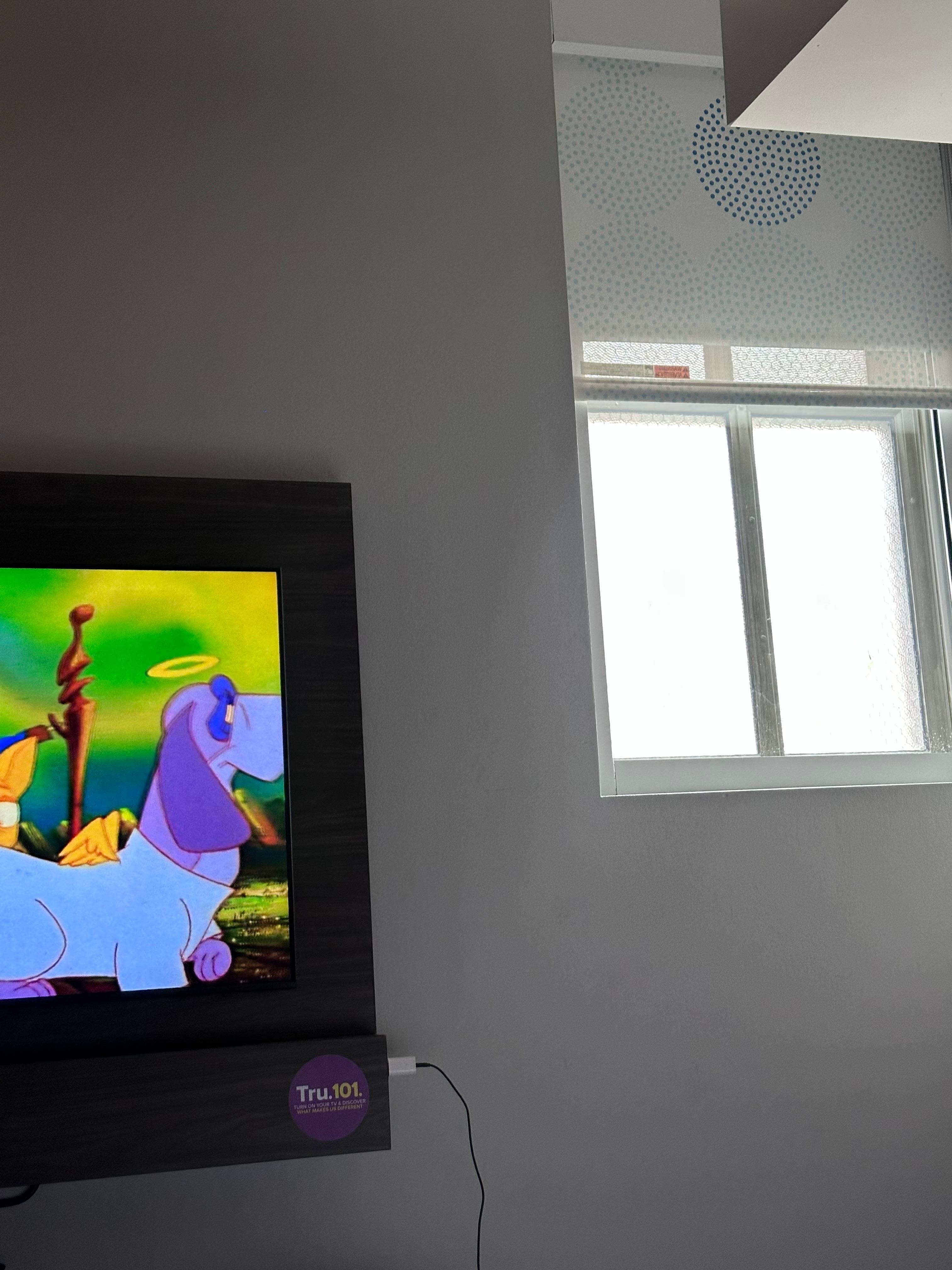 Bathroom window view 