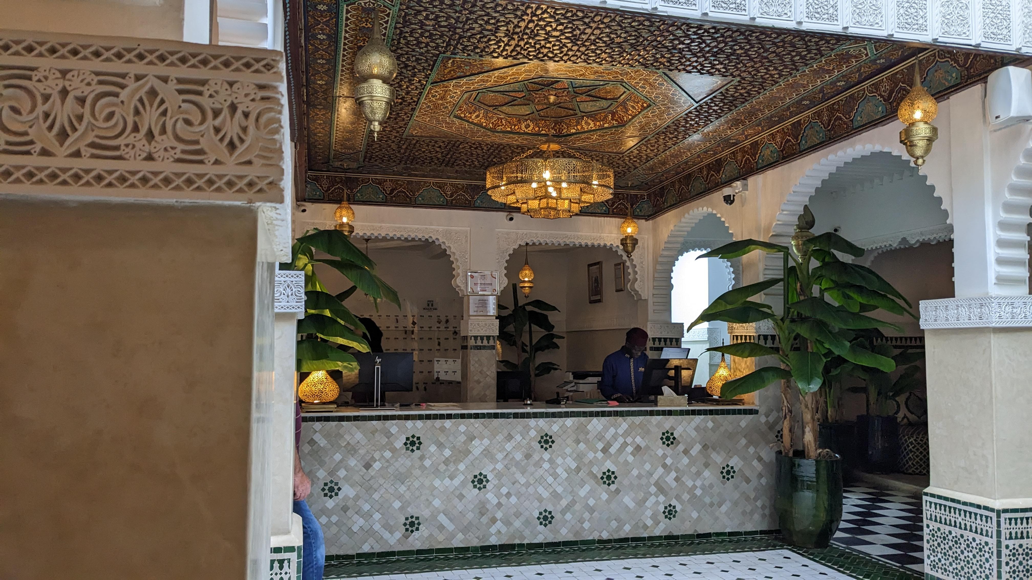 Check in desk