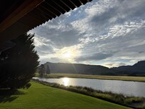 Sunset on the porch.
