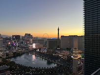 Evening view from balcony