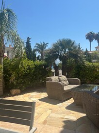 Our morning view while enjoying a coffee